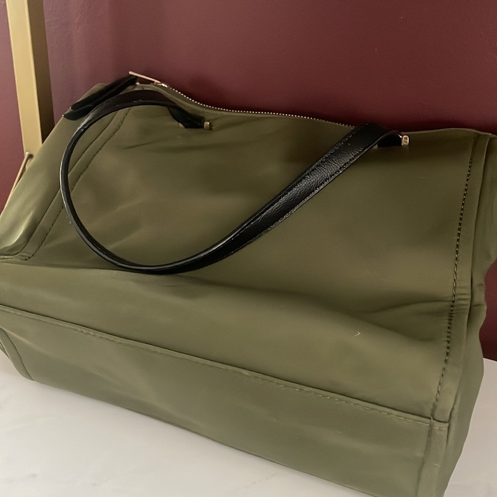 Kate Spade Green canvas purse - Picture 4 of 10
